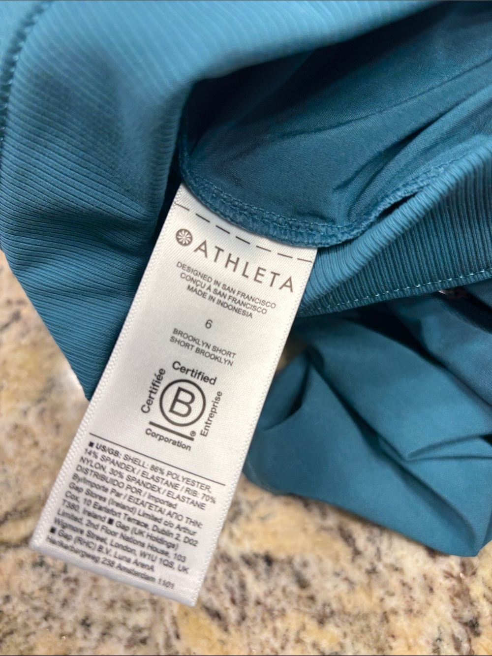 Athleta Brooklyn Short, 6, green teal - Picture 7 of 12
